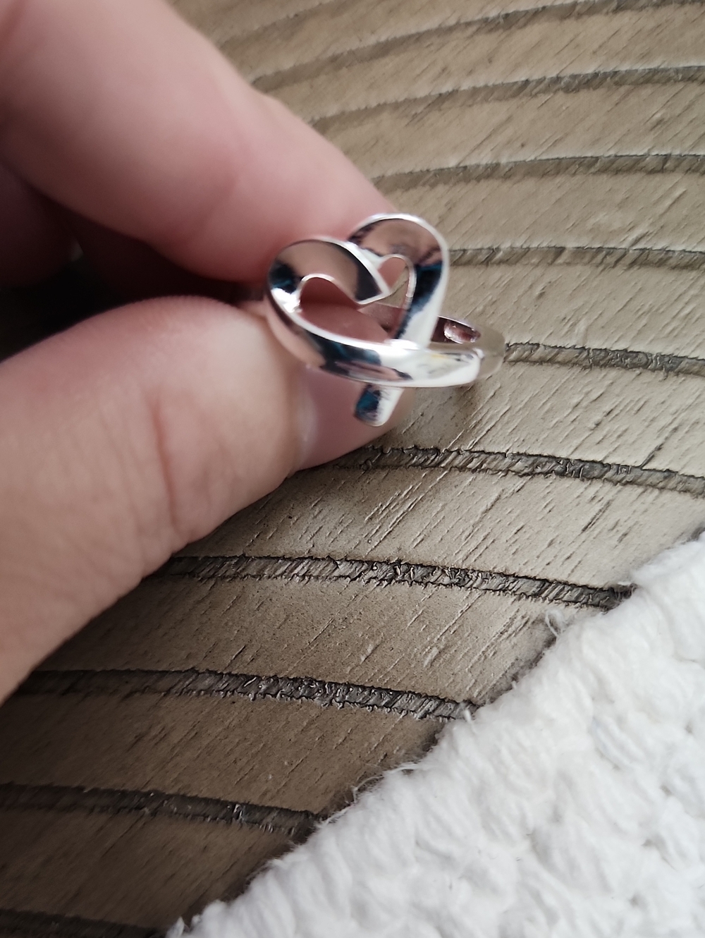 925 Sterling Silver Heart-shaped Ring Fashionable Jewelry For Wedding,couple,